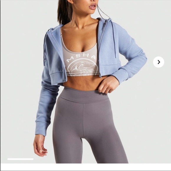 ISO Gymshark Legacy Zip Cropped Hoodie - Picture 2 of 3